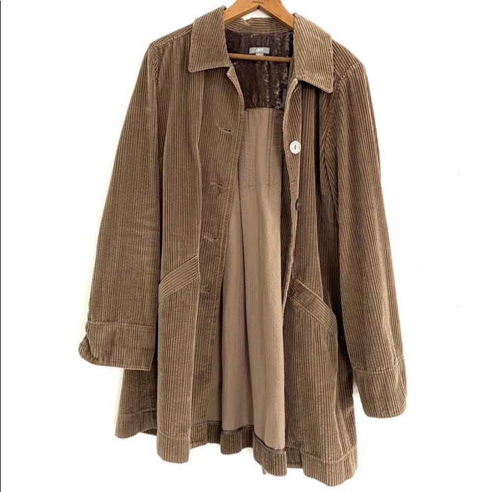 Vintage J Jill Brown Blazer Corduroy Jacket